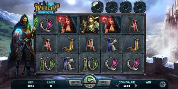 This slot is set in a mysterious world full of medieval-style characters