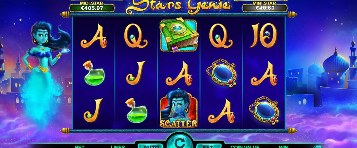 The Stars Genie title opens a door into the magical world of Ancient Arabia