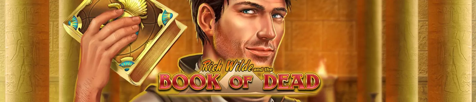 Captura de pantalla del juego Book of Dead en PokerStars, mostrando símbolos egipcios y la interfaz de apuestas.