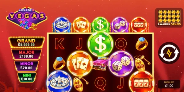 Area Link Vegas is a classic slot played on PokerStars.