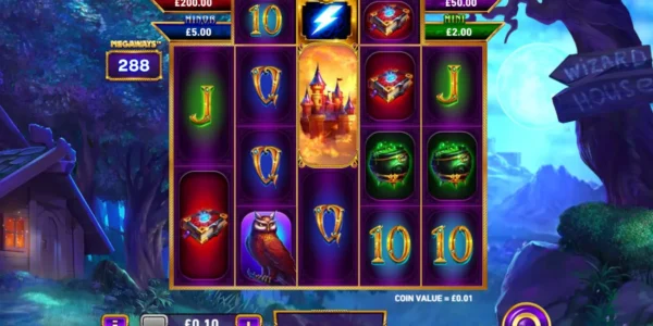 Fire Blaze Blue Wizard is played on PokerStars.
